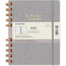 Еженедельник MOLESKINE SPIRAL XXL серый DHSPG3712MWH7Y23