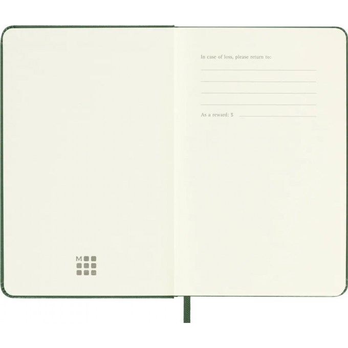 Еженедельник на 2025 год MOLESKINE CLASSIC 9х14см твердая обложка зеленый DHK1512WN2 Еженедельник на 2025 год MOLESKINE CLASSIC 9х14см твердая обложка зеленый DHK1512WN2