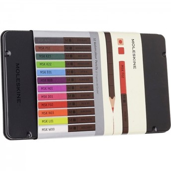 Карандаши цветные акварельные MOLESKINE WATERCOLOUR EW7P12COLA