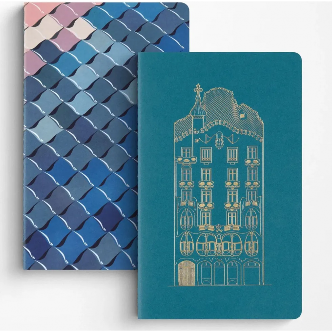 Набор блокнотов MOLESKINE CUSTOM EDITION CASA BATTLO Cahier Journals в линейку, мягкая обложка (2шт.) SECAHL6865CBATLLO Набор блокнотов MOLESKINE CUSTOM EDITION CASA BATTLO Cahier Journals в линейку, мягкая обложка (2шт.) SECAHL6865CBATLLO