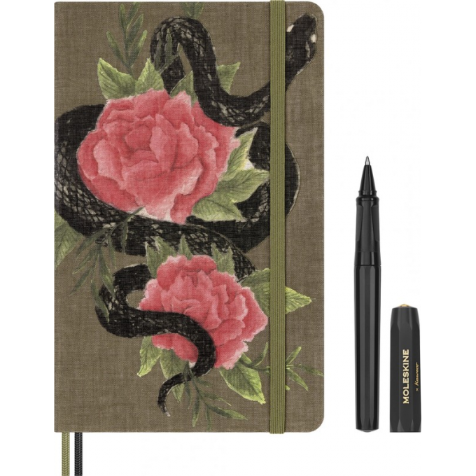 Набор MOLESKINE LIMITED EDITION YEAR OF THE SNAKE ROSES LECNYSNKTHMBOX