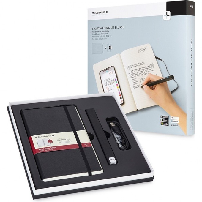 Набор MOLESKINE SMART WRITING (блокнот Paper Tablet/ ручка SMART PEN+ Ellipse) SWSA Набор MOLESKINE SMART WRITING (блокнот Paper Tablet/ ручка SMART PEN+ Ellipse) SWSA