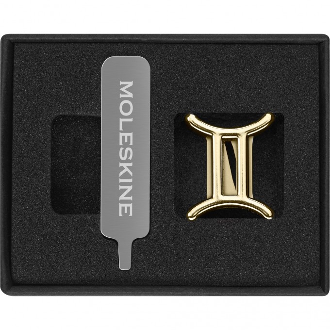 Шильд-символ MOLESKINE близнецы PINGEMINIGOLD Шильд-символ MOLESKINE близнецы PINGEMINIGOLD