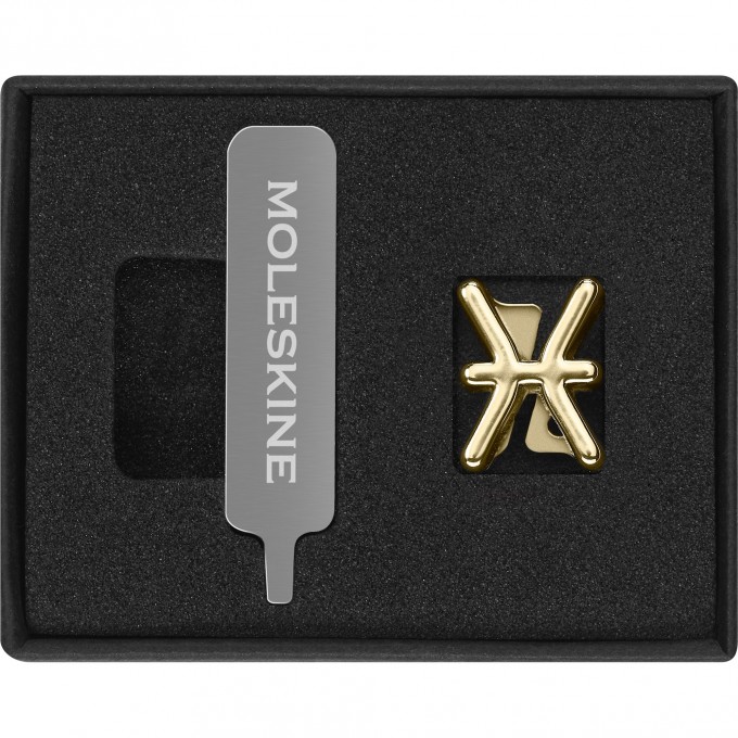 Шильд-символ MOLESKINE рыбы PINPISCESGOLD Шильд-символ MOLESKINE рыбы PINPISCESGOLD
