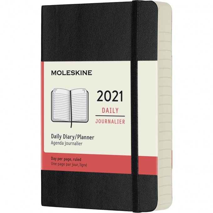 Ежедневник MOLESKINE CLASSIC SOFT POCKET (черный) DSB12DC2 Ежедневник MOLESKINE CLASSIC SOFT POCKET (черный) DSB12DC2