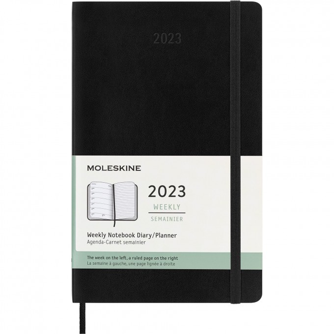 Еженедельник MOLESKINE CLASSIC SOFT WKNT LARGE (черный) DSB12WN3 Еженедельник MOLESKINE CLASSIC SOFT WKNT LARGE (черный) DSB12WN3