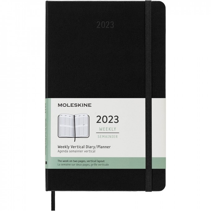 Еженедельник MOLESKINE CLASSIC WKLY VERTICAL LARGE (черный) DHB12WV3 Еженедельник MOLESKINE CLASSIC WKLY VERTICAL LARGE (черный) DHB12WV3