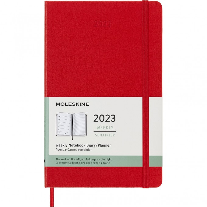 Еженедельник MOLESKINE CLASSIC WKNT LARGE (красный) DHF212WN3 Еженедельник MOLESKINE CLASSIC WKNT LARGE (красный) DHF212WN3