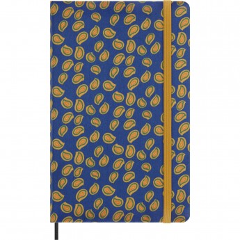 Еженедельник MOLESKINE LE PRESCIOUS & ETHICAL SILK 130х210 мм недатированный, обложка текстиль, 240 стр., синий