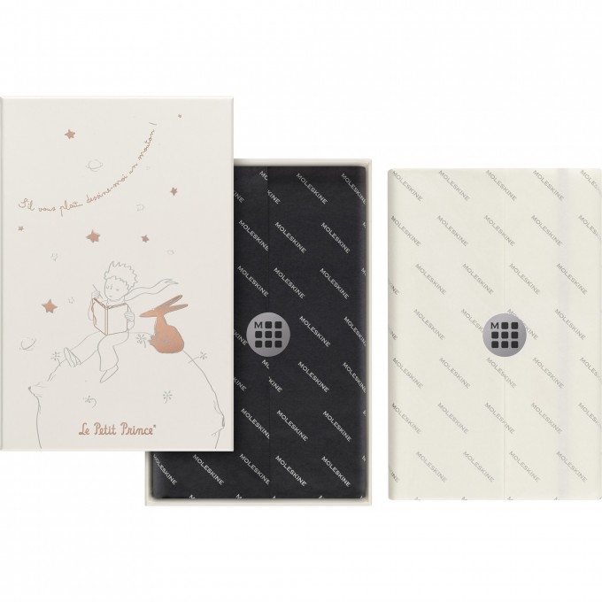 Набор MOLESKINE LIMITED EDITION PETIT PRINCE блокнот/еженедельник Large, линейка, черный/бежевый BUNDUNDPP0412MWH Набор MOLESKINE LIMITED EDITION PETIT PRINCE блокнот/еженедельник Large, линейка, черный/бежевый BUNDUNDPP0412MWH